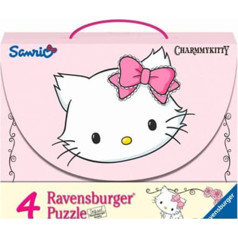 Ravensburger Puzzle Suitcase 4in1 Charm Kitty
