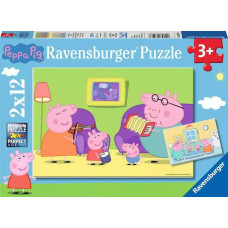 Ravensburger Puzzle 2x12 pcs Peppa Pig
