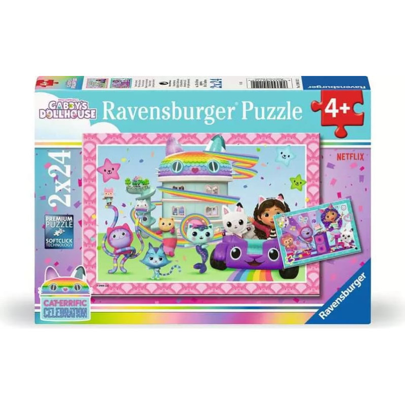 Ravensburger Puzzle 2x24 pcs Gabby's Dollhouse
