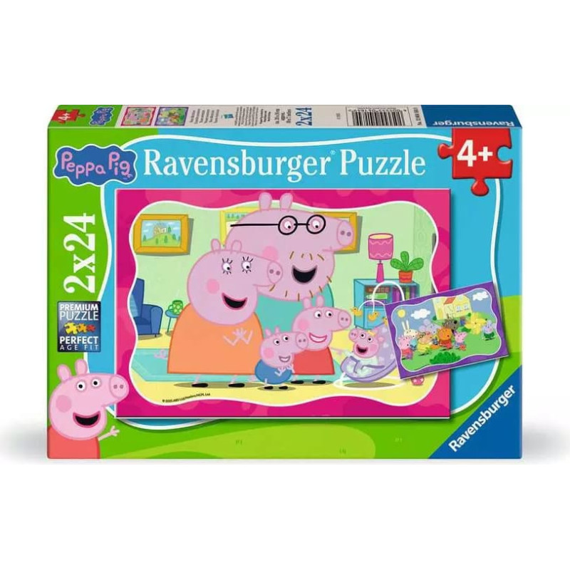 Ravensburger Puzzle 2x24 pcs Peppa Pig