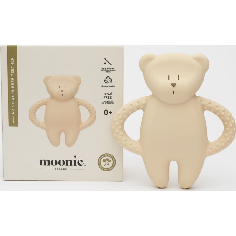 Moonie Natural Rubber Teether Sand