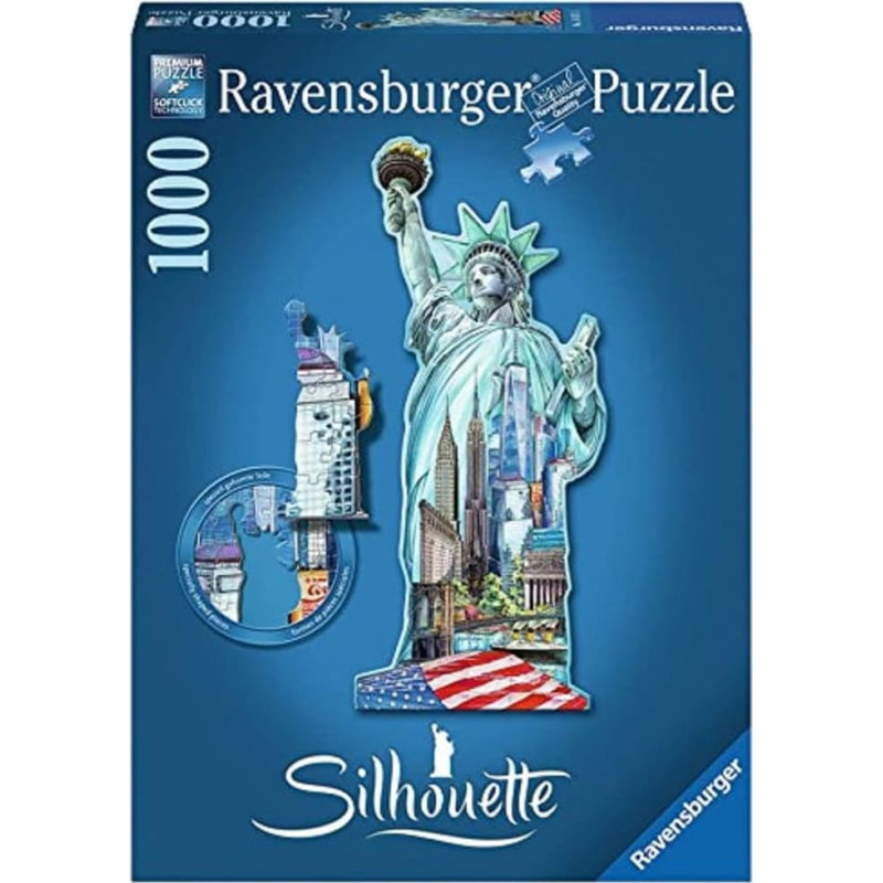 Ravensburger Puzzle 1000 Shaped Puzzle New York