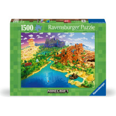 Ravensburger Puzzle 1500 World of Minecraft