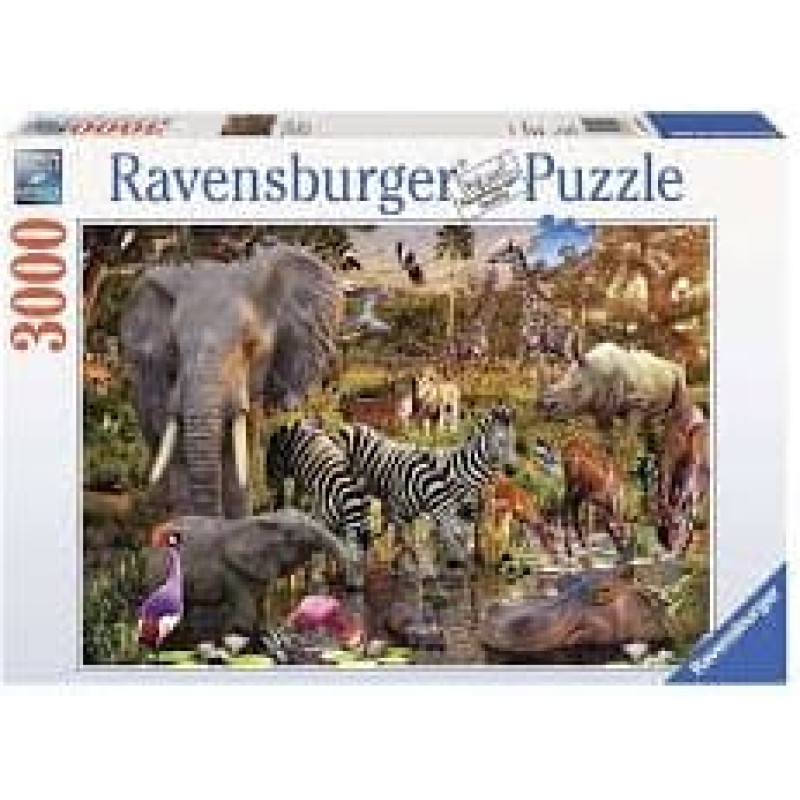 Ravensburger Puzzle 3000 African Animal World