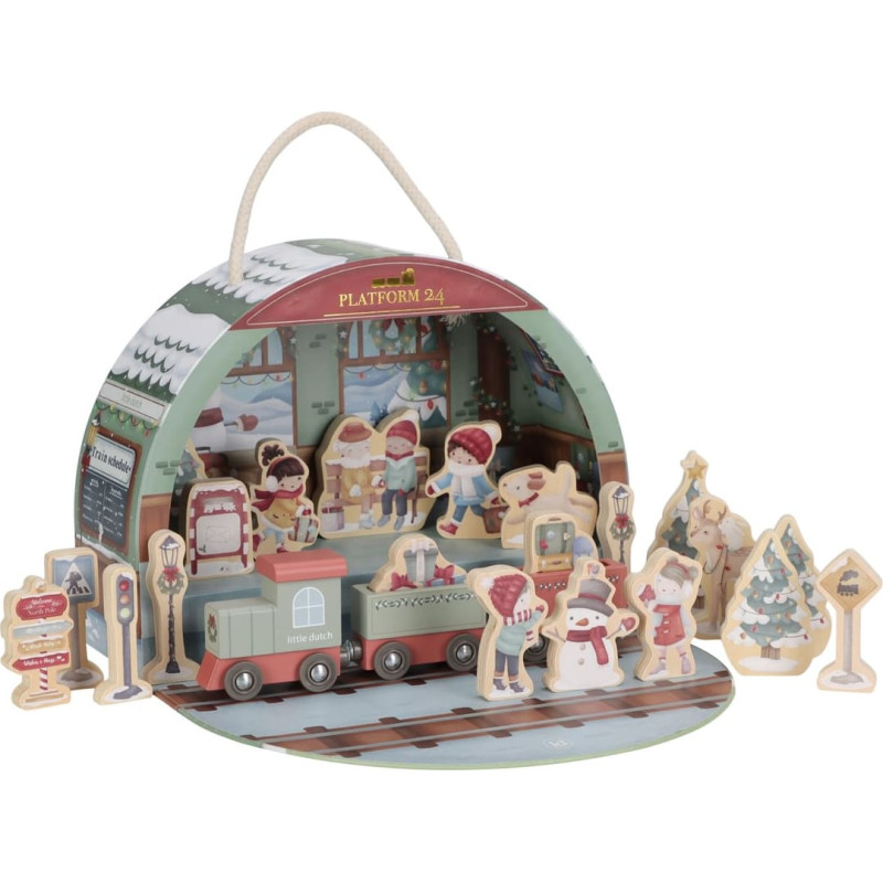 Little Dutch Advent Calendar Train Track Christmas