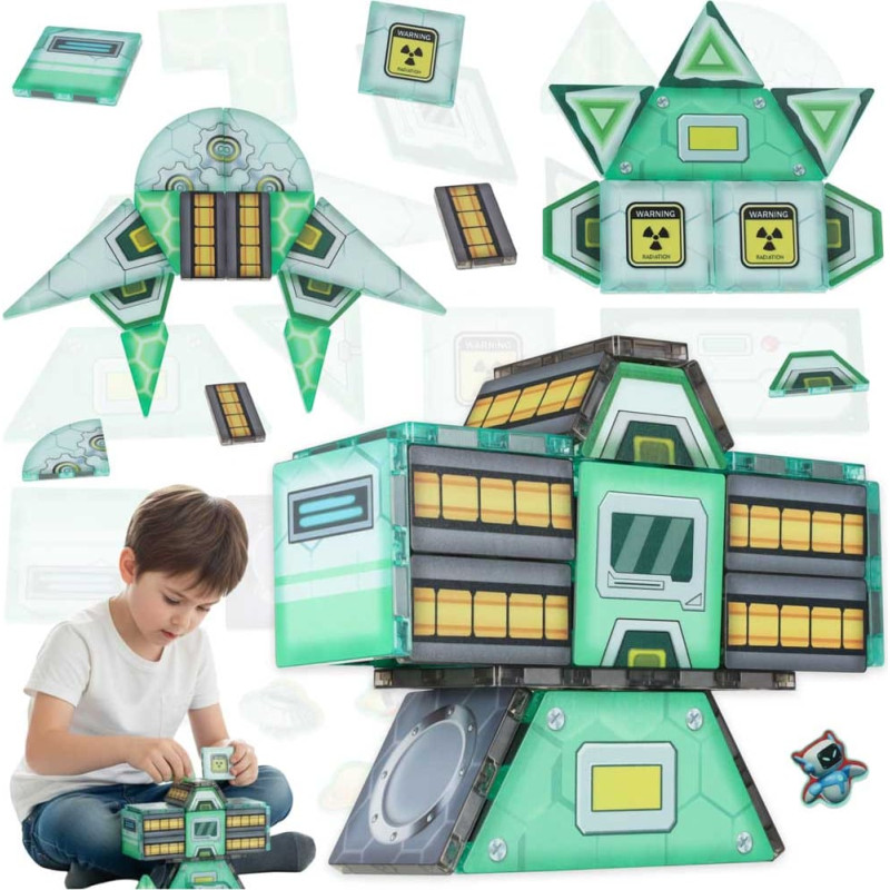 Magnētiskie bloki kosmosa stacija 108 elementi