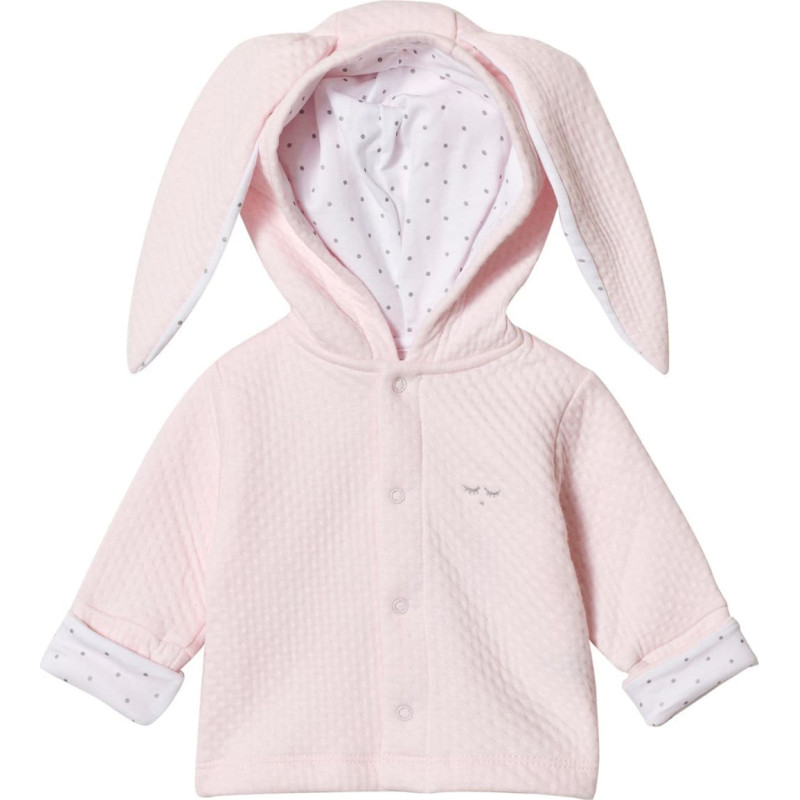 Livly Clothing Jaka ar kapuci Livly , Bunny pink jacquard