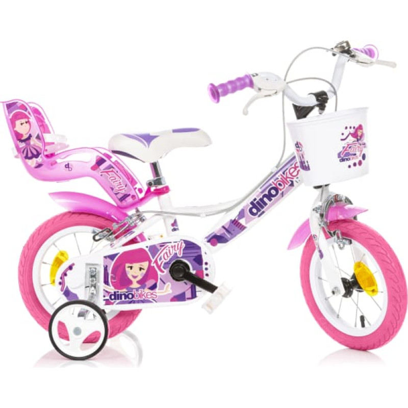 Dino Bikes Vaiki&scaron;kas dviratis 12" "FAIRY"