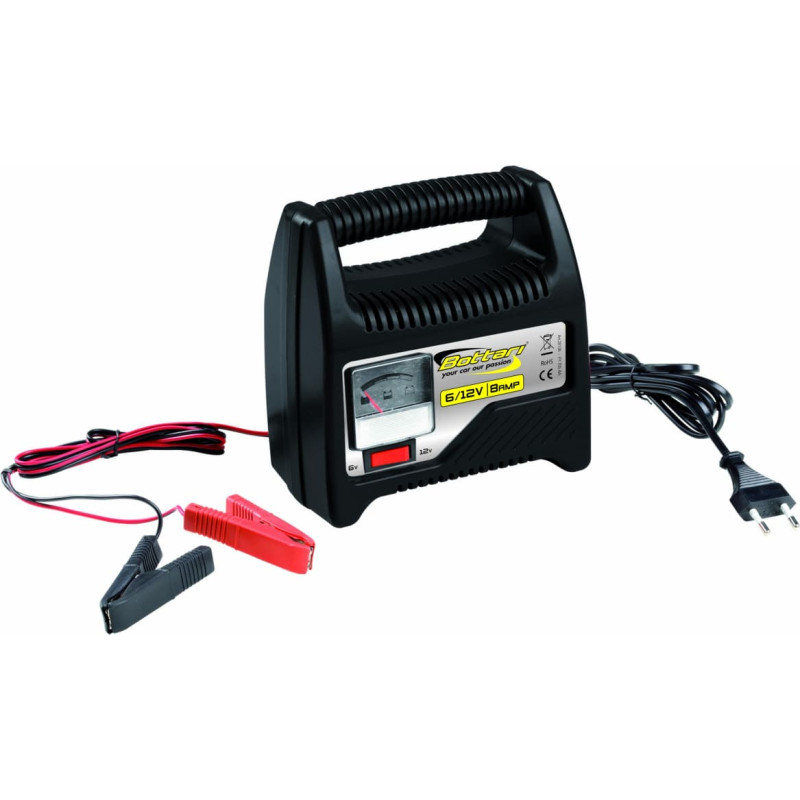 Bottari 8 A akumuliatoriaus įkroviklis su amperometru 6 V/12 V &bdquo;8 AMP&ldquo;