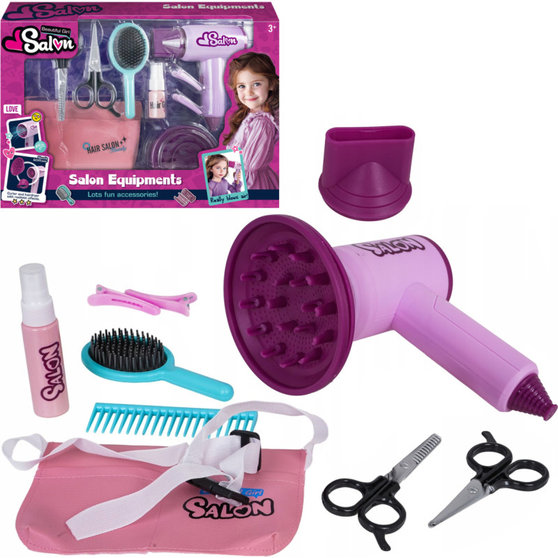 ZESTAW FRYZJERSKI SUSZARKA NA BATERIE