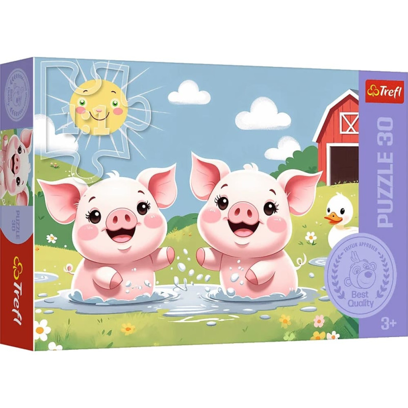 Trefl 18334 Puzzle 30 Wesołe życie na wsi