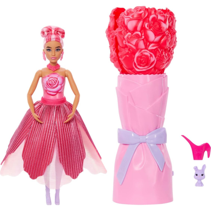 Barbie Surprise Innovation Doll - Red Rose Brunette
