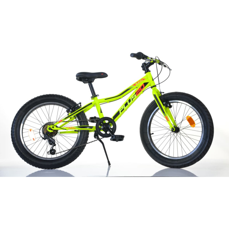 Dino Bikes Vaikiškas dviratis 20" "PLUS", žalias,juodas, 6 bėgiai