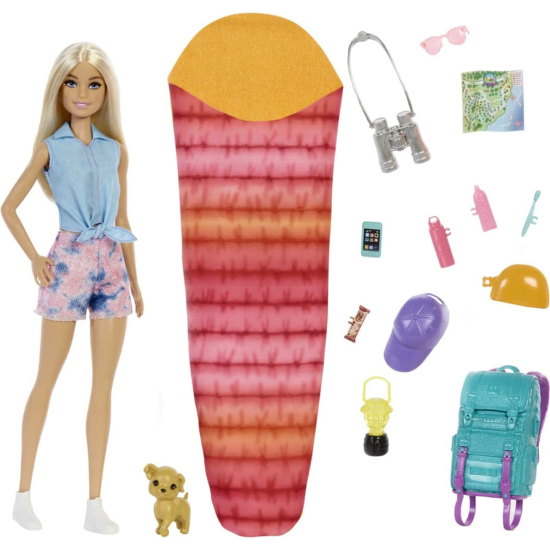 Barbie HDF73 Camping Doll Malibu