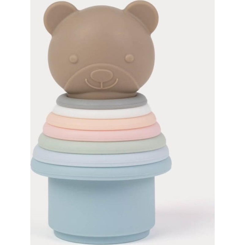 Teddykompaniet silicone stacking Toy, Teddy bear