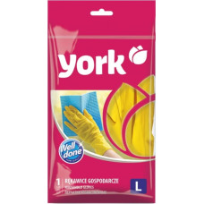 York Gumijas cimdi L