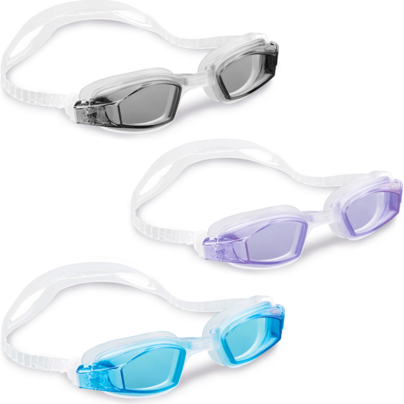 OKULARY PŁYWACKIE FREE STYLE 3 KOLORY