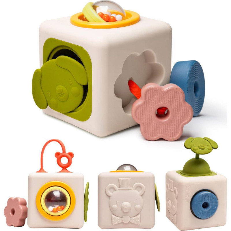 Taf Toys lavinamasis žaislas Peek & Play Cube