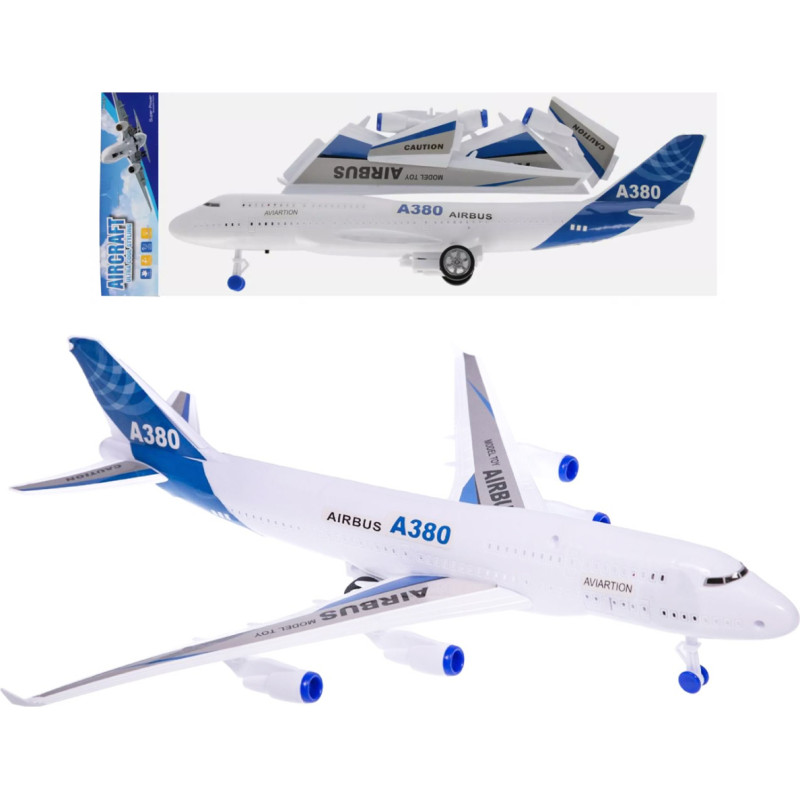 SAMOLOT SKŁADANY ŚWIATŁO I DŹWIĘK