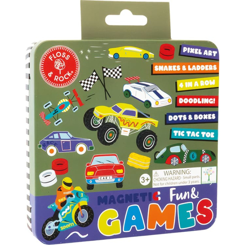 Floss & Rock Magnetinis žaidimas 6in1, Ma&scaron;inos