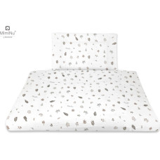 Miminu KIECZMERSKI Pościel C-2 100x135 cm MIMINU DESIGN Listki bawełna 100%