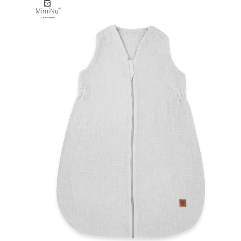 Miminu KIECZMERSKI Śpiworek letni AVI MUŚLIN bawełna 100% 3-12m, 0,5-1TOG śmietanka