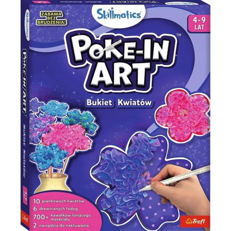 Trefl 62612 Skillmatics Poke-In Art Bukiet kwiat&oacute;w