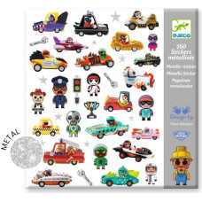 Djeco Lipdukai - 160 lipdukų - Crazy Motors pasaulis