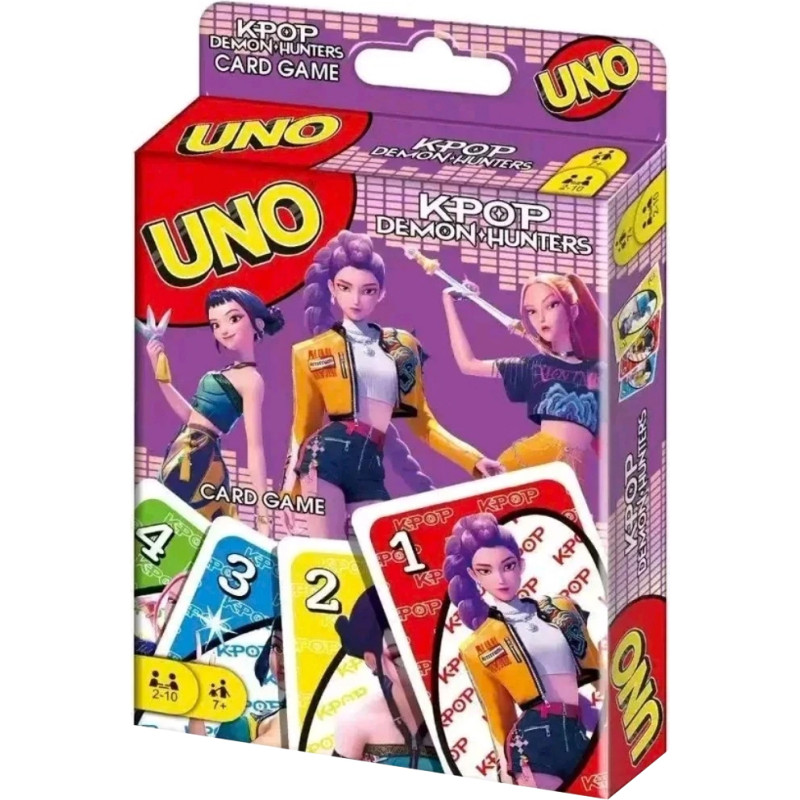 GRA KARTY UNO K-POP DEMON HUNTERS
