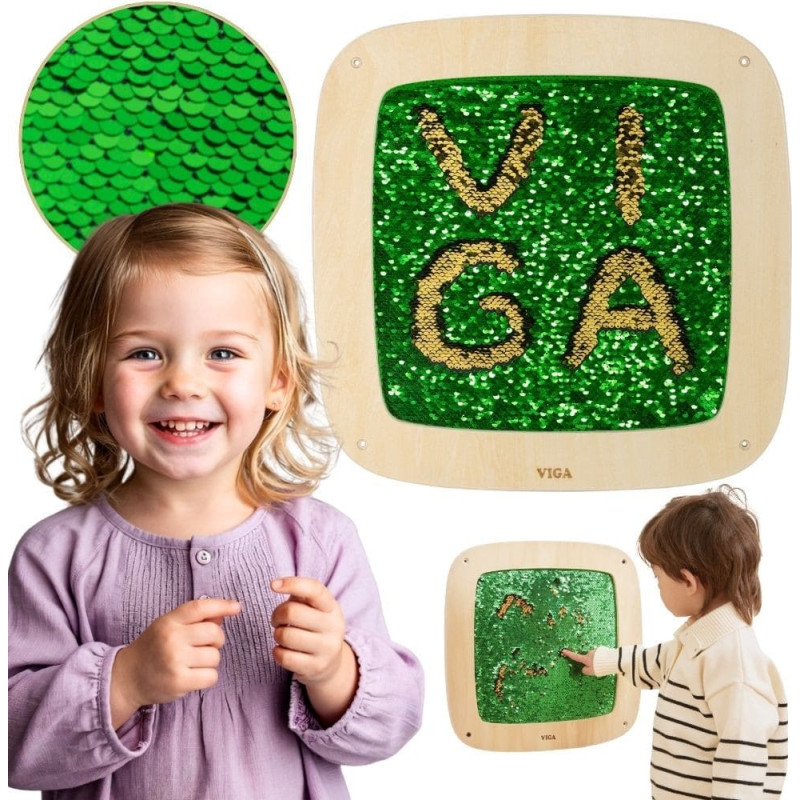 Viga Sequined Wall Activity Panel