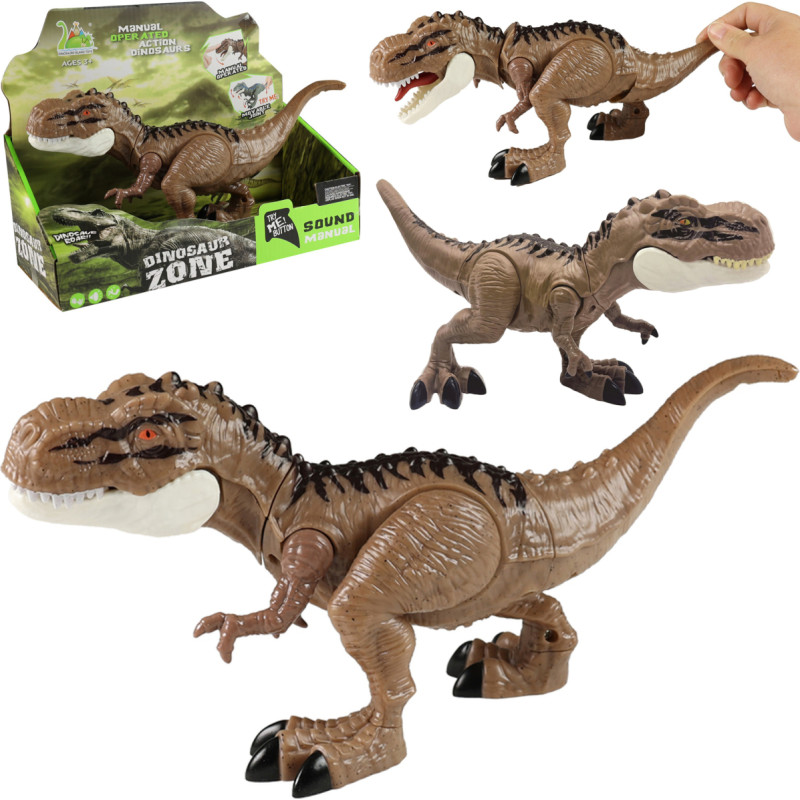 DINOZAUR Z GŁOSEM RUCHOME ELEMENTY
