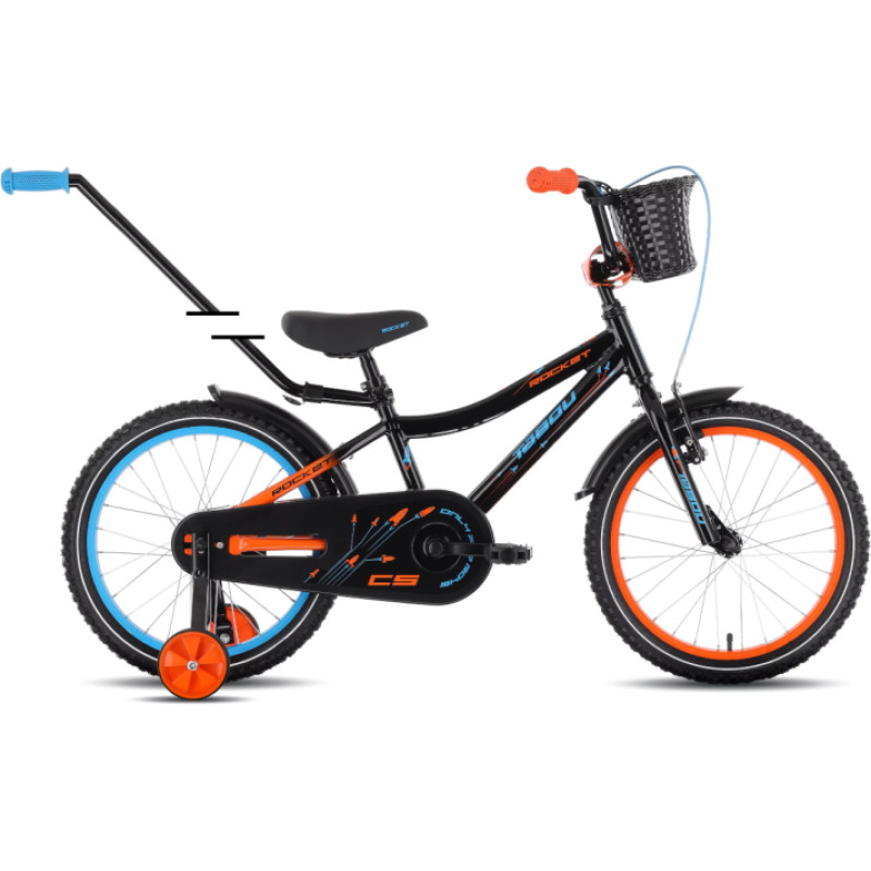 Tabou Children's bicycle TABOU Rocket CS ALU, 18" black-orange