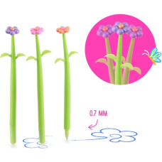 Trendhaus I&scaron;trinama gelinė ra&scaron;iklis su gėle (1 vnt., 3 dizainai)