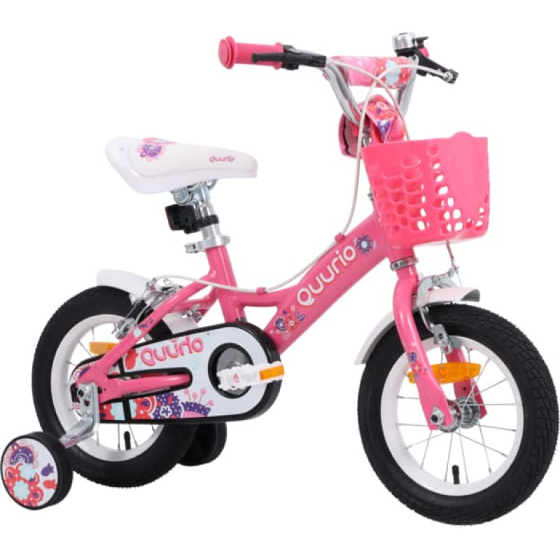 Quurio Bike kids bicycle, size 12”, pink, J24Y019