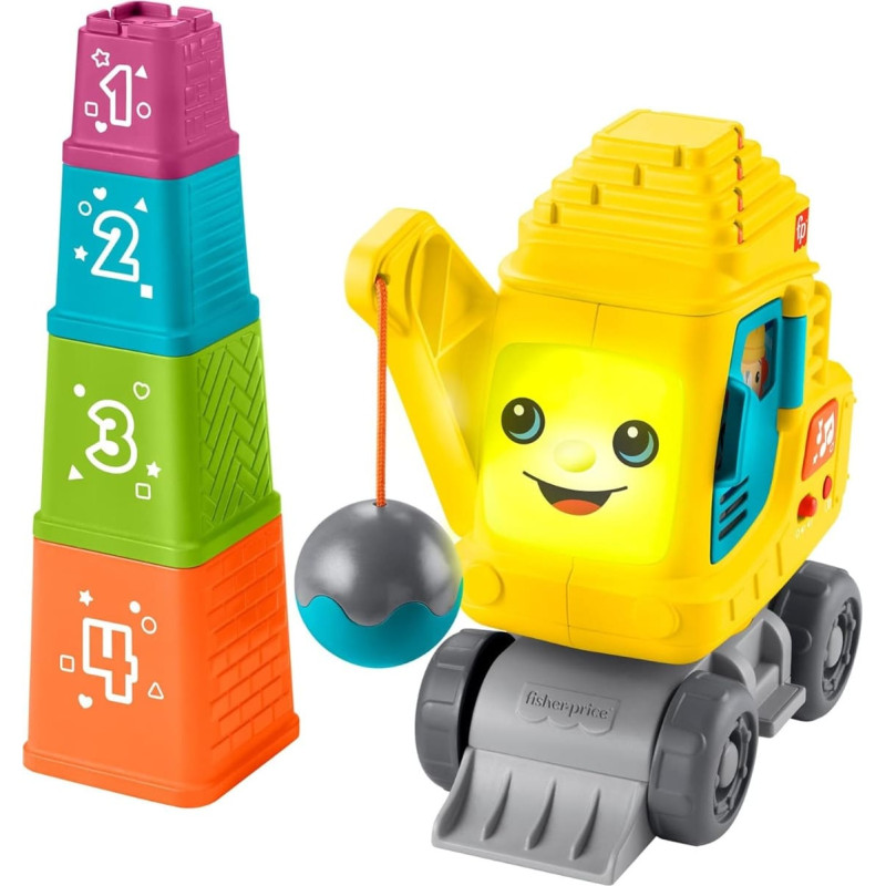 Fisher-Price virnastatav ja loendamist õpetav ekskavaator