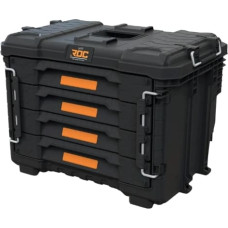 Keter įrankių dėžė su 4 stalčiais ROC Pro Gear 4 Drawers Unit XL, 56,5 × 37,5 × 41,3 cm