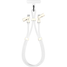Sbox LANYARD WHITE Type-C -Type-C 1.5m White
