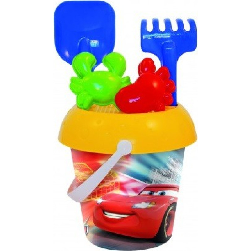 Cars smėlio dėžės kibirėlio rinkinys