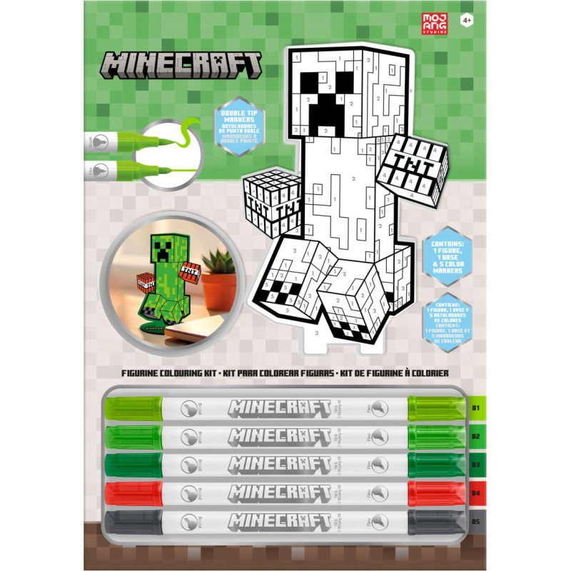 Kids Euroswan - Akcesoria Licencyjne Paint your 2D figurine Minecraft