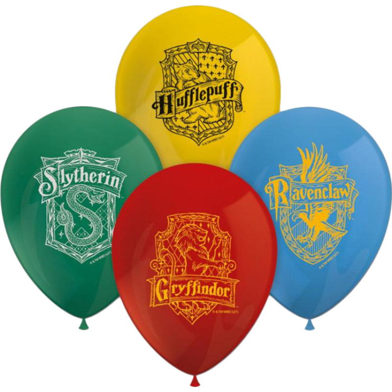 BALONY HARRY POTTER HOGWARTS 8 SZTUK