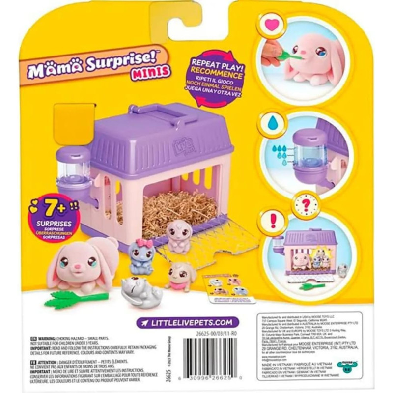 MIX Moose 26625 Little Live Pets Mama Surprise Minis Kr&oacute;liczek