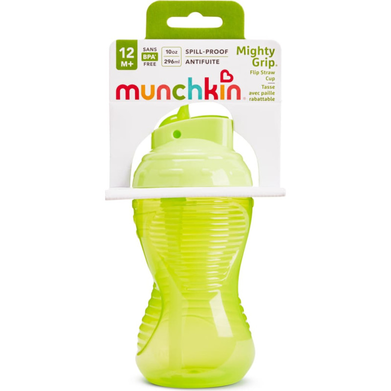 Munchkin buteliukas su &scaron;iaudeliu Mighty Grip 296 ml