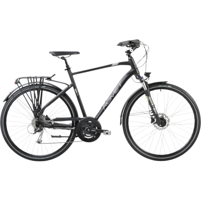 Romet Men's bicycle ROMET Wagant 8, black (M)