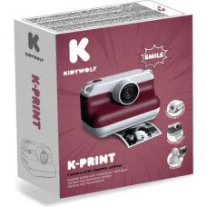 Kidywolf momentkamera ar termodruku, sarkana, K-PRINT-RD