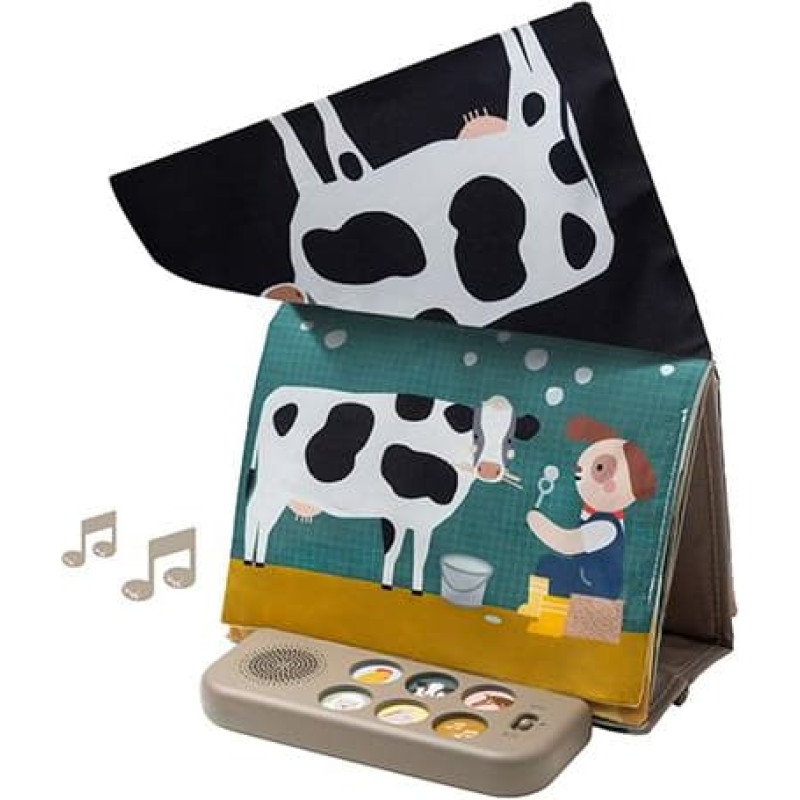 Taf Toys kūdikio knygelė Farm Musical Tummy Time Book