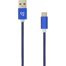 Sbox USB-TYPEC-15BL USB Type C M/M 1.5m  Fruity Blue