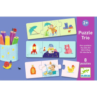 DJECO Puzzle Trio - My daily life (24 pcs) DJ08253