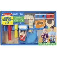 Melissa & Doug Melissa&Doug Deluxe Toolbelt Set Art.15174 Koka instrumentu komplekts