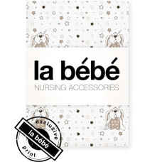 La Bebe ™ Set 100x135/60x120/40x60 Art.55659 Bunnies Gultas veļas komplekts 3 -daļīgs