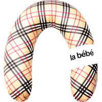 La Bebe ™ Rich Maternity Pillow Art.67035 Burberry Pakaviņš (pakavs) mazuļa barošana, gulēšanai, pakaviņš grūtniecēm 30x104 cm